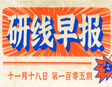 2020年11月18日【研線早報(bào)·第一百零五期】